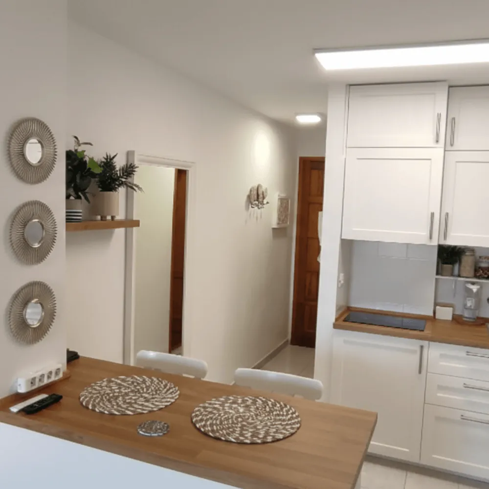 La cocina y la mesa